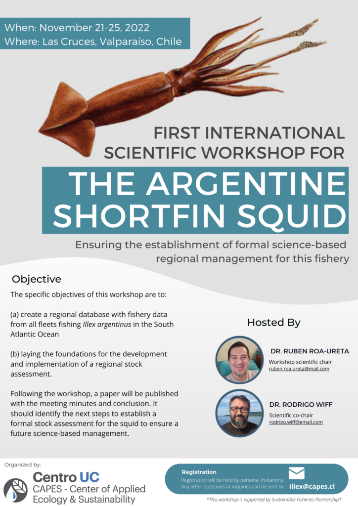Workshop del centro CAPES: “Primer Taller Científico Internacional para el Calamar de Aleta Argentino”